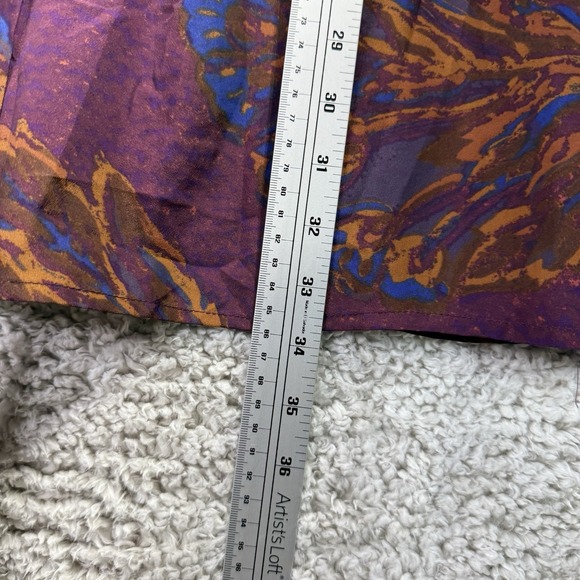 Tucker‎ For Target Dress Womens XS Floral Button Front Shirt Women Smocked Belt - Picture 7 of 9